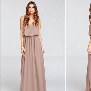 Show Me Your MuMu Kendall Maxi Dress size medium in Dune color. Worn once.